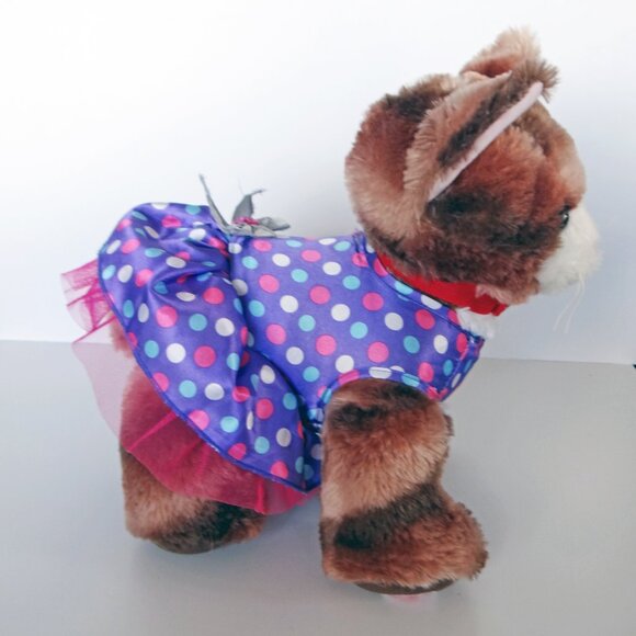 Build A Bear BAB Promise Pets Cat / Kitten with Dress - Picture 4 of 11